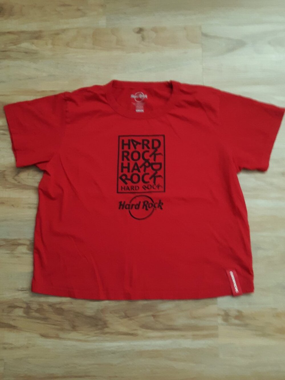 Hard Rock Cafe T-shirt Sacramento Red Black 2X